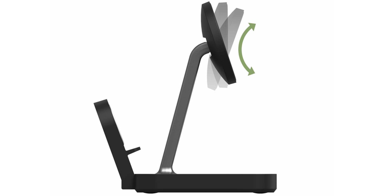Mophie Snap+ 3w1 Wireless Charging Stand ruchome elementy