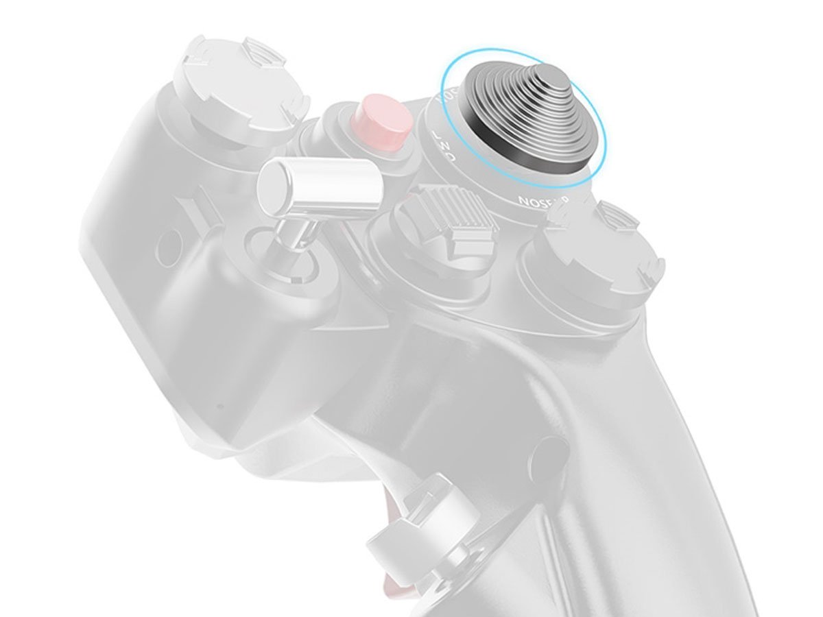 Drążek sterowy samolotu Flightstick Moza MH16 - Modułowa konstrukcja i swoboda personalizacji