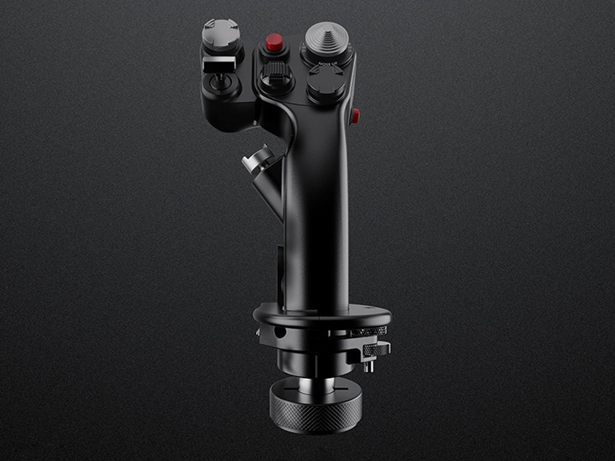 Drążek sterowy samolotu Flightstick Moza MH16 - Grafika z tłem