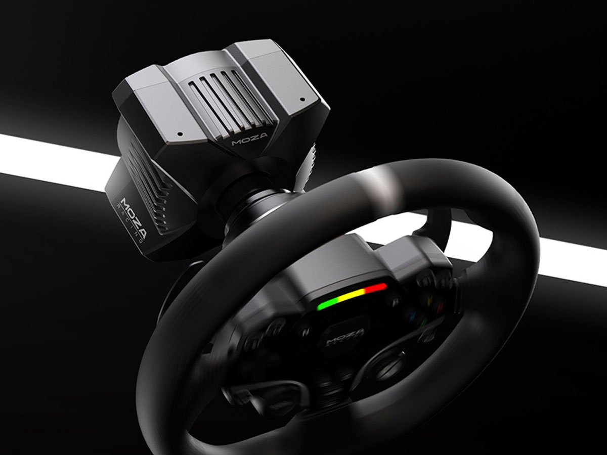 Zestaw gamingowy Moza Racing R3 RS053 (R3 / E5 / SRP-Lite / zaciski R3) - Grafika lifestyle