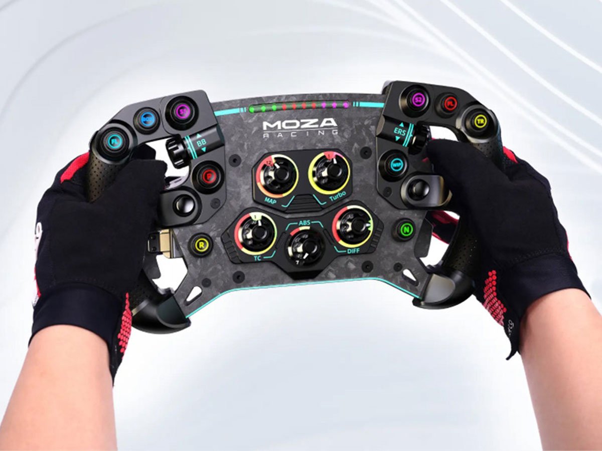 Kierownica gamingowa Moza Racing GS V2P RS056 - Technika jazdy pod kontrolą