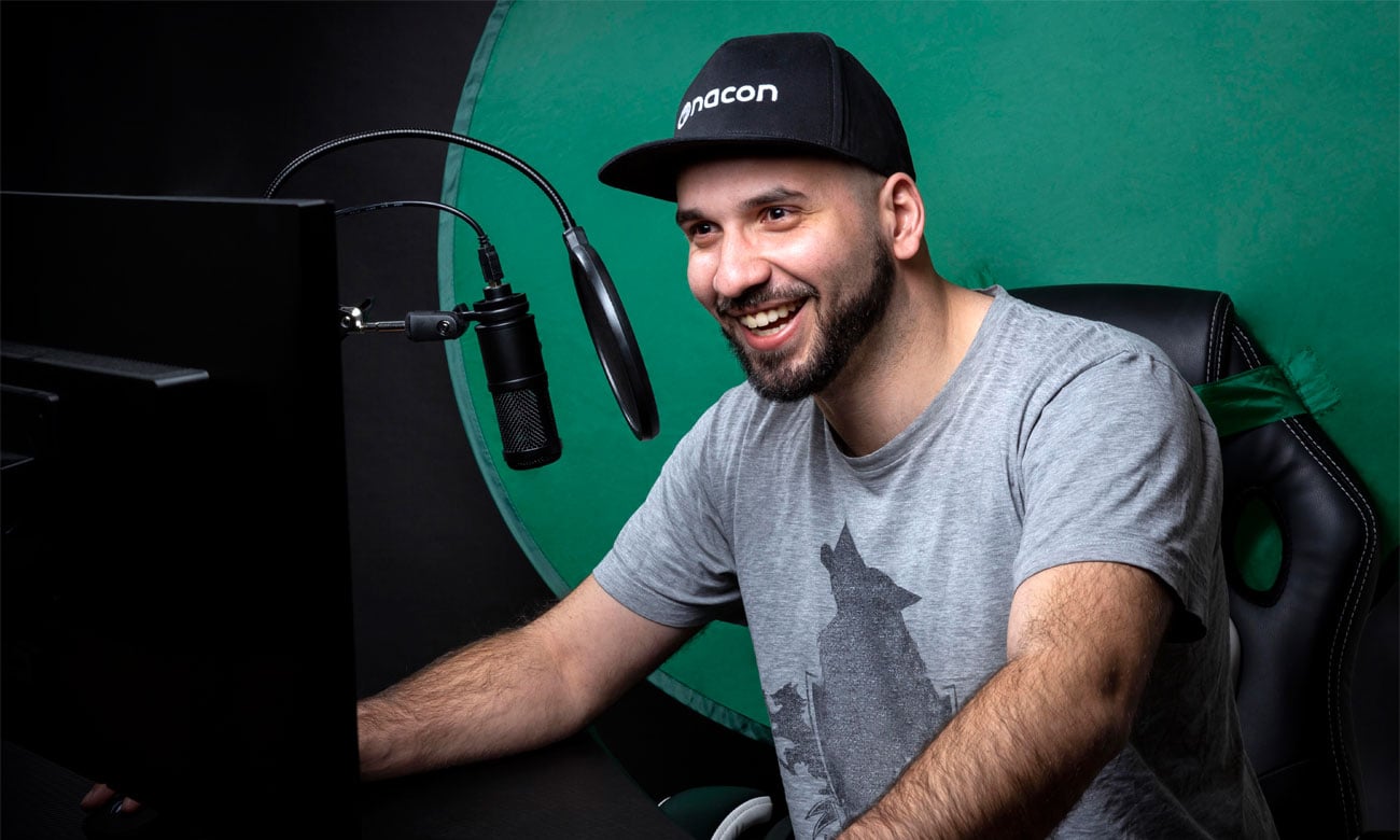 Nacon Streaming Kit Tło greenscreen