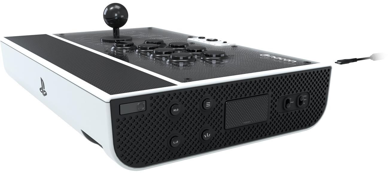 Kontroler Nacon ARCADE STICK DAIJA PS5/PS4 - Widok od tyłu pod kątem