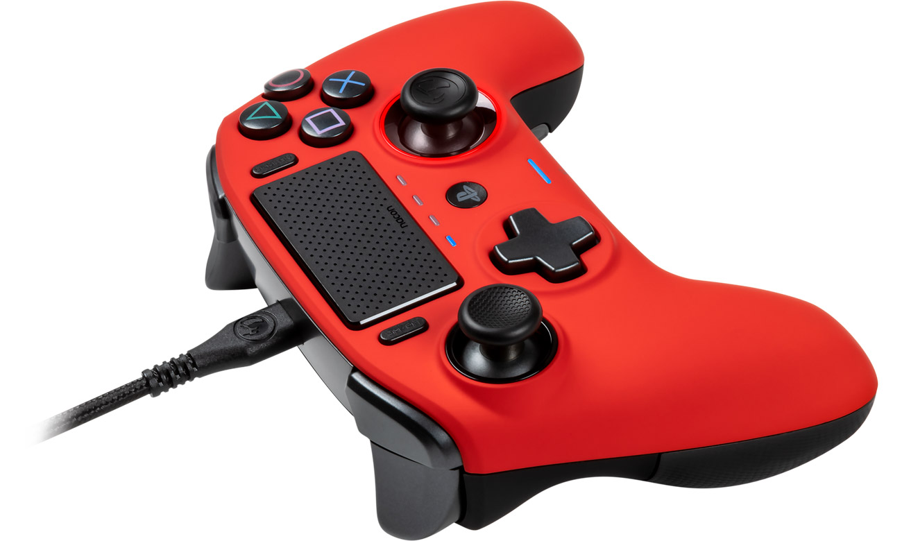 Kontroler Nacon Revolution Pro Controller Czerwony - Widok z przodu