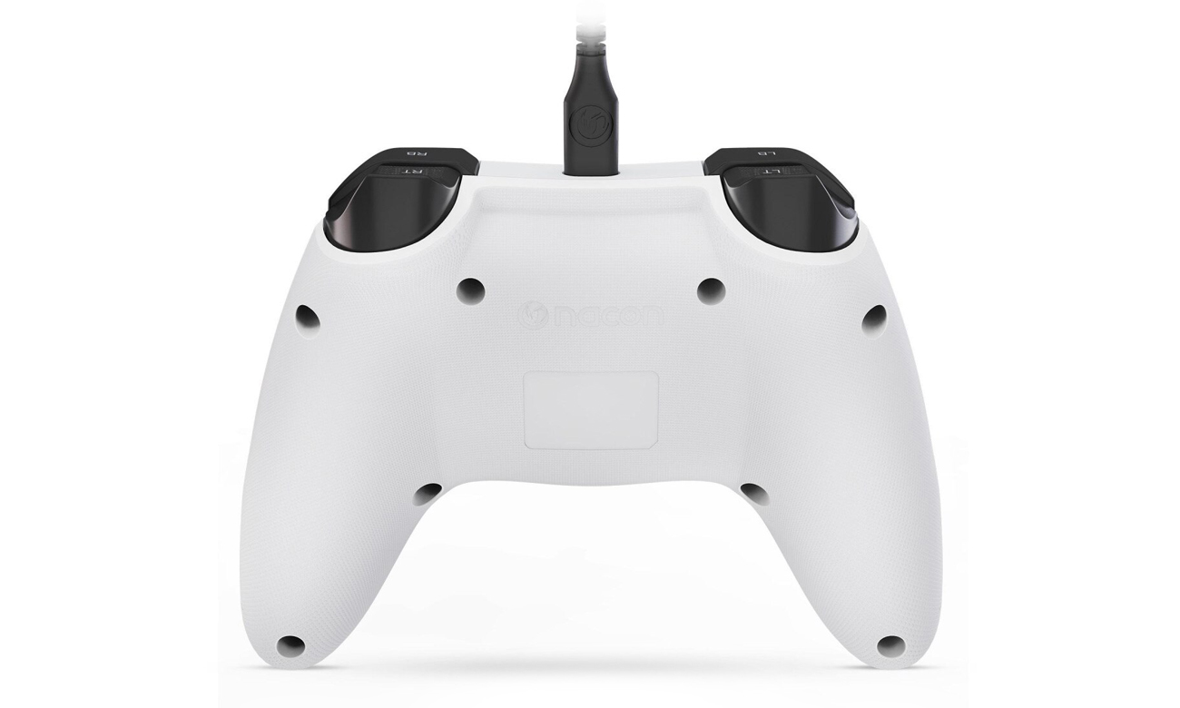 Kontroler Nacon EVOL-X do Xbox / PC Biały - Widok od tyłu