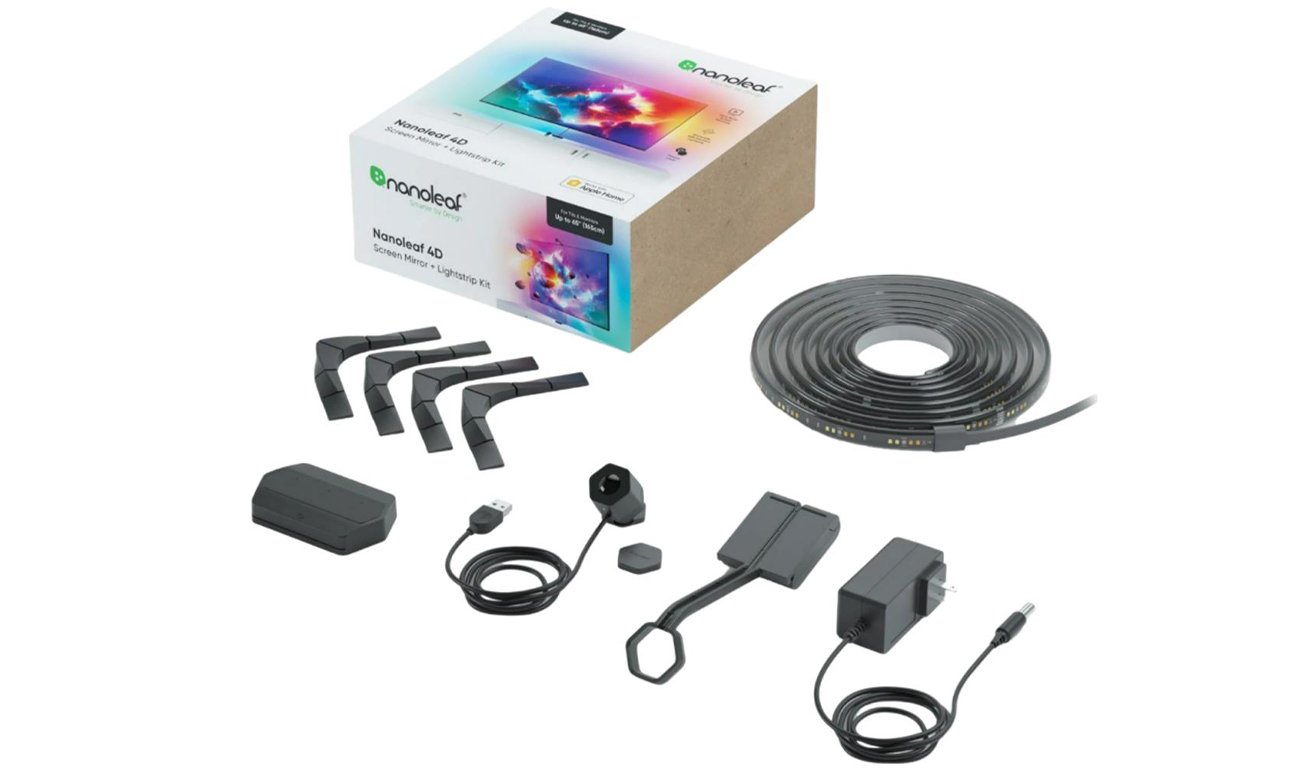 Nanoleaf 4D TV Screen Mirror Lightstrips Starter Kit do 85