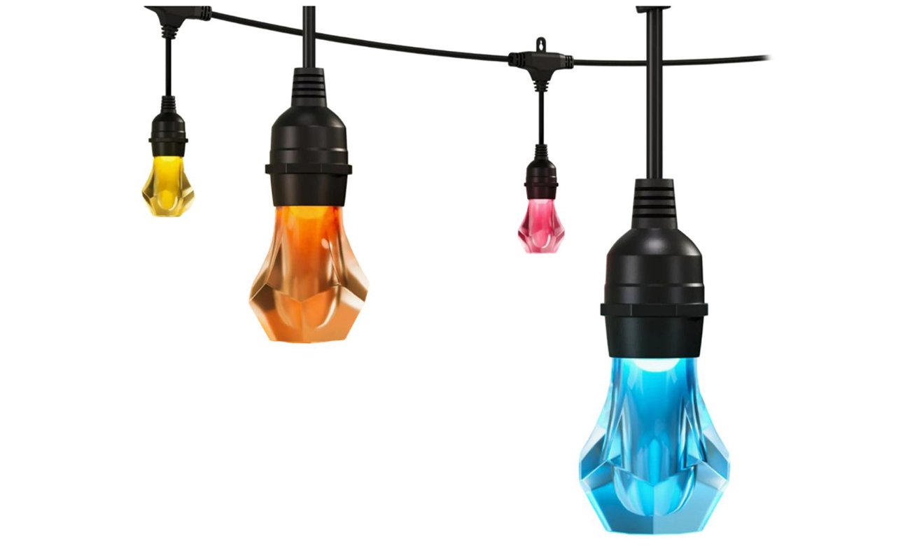 Nanoleaf String Light wewnętrzne/zewnętrzne 20m, czarne (Matter)