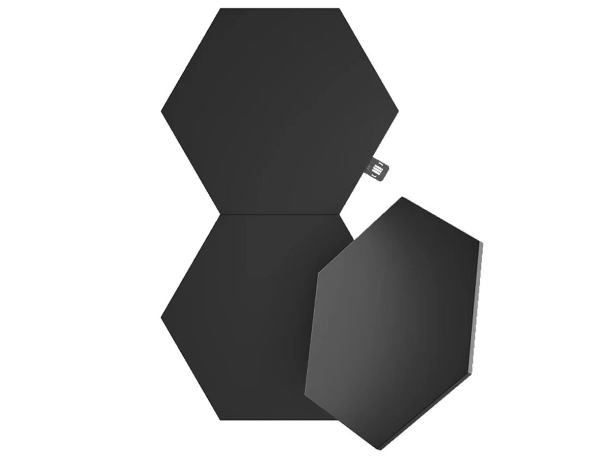 Nanoleaf Shapes Hexagons Starter Kit czarny (9 paneli, kontroler)