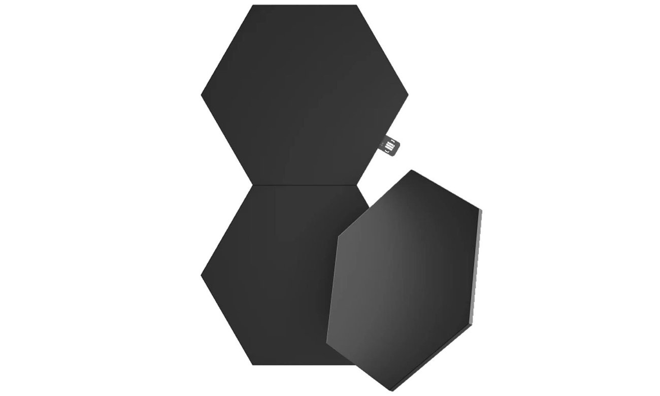 Nanoleaf Shapes Hexagons Starter Kit czarny (9 paneli, kontroler)