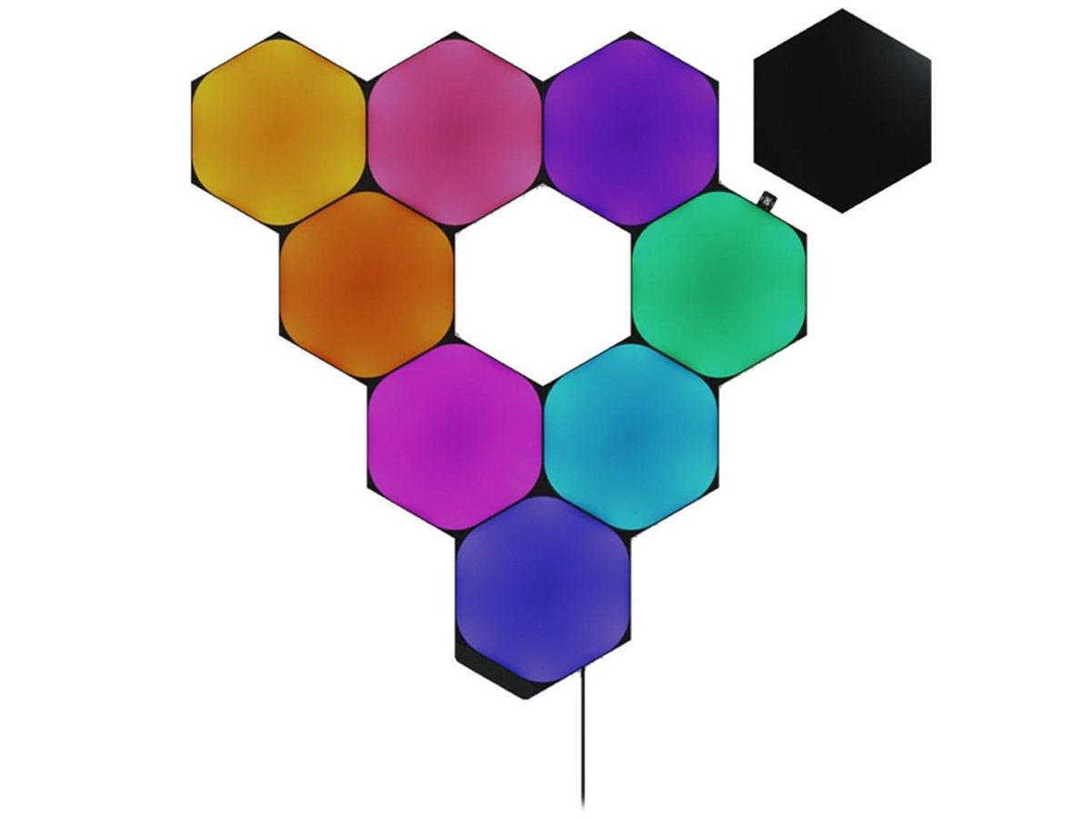 Nanoleaf Shapes Hexagons Starter Kit czarny (9 paneli, kontroler)