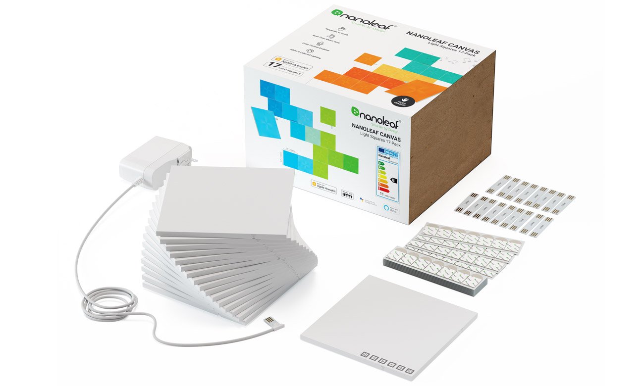 Zestaw startowy Nanoleaf Canvas Smarter Kit (17 paneli)