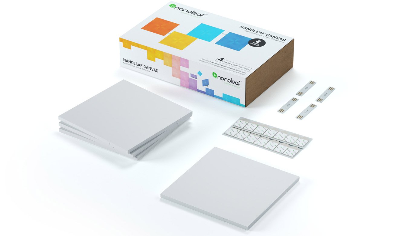 Zestaw uzupełniający do paneli świetlnych Nanoleaf Canvas Expansion Pack 4