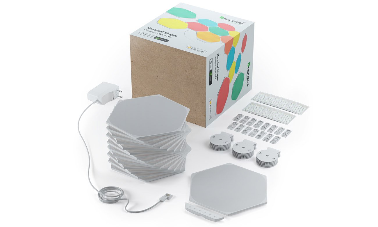 Zestaw startowy Nanoleaf Shapes Hexagons Starter Kit (15 paneli)