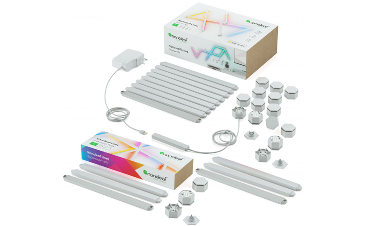 Zestaw Nanoleaf Lines Starter Kit (15 listew + kontroler)