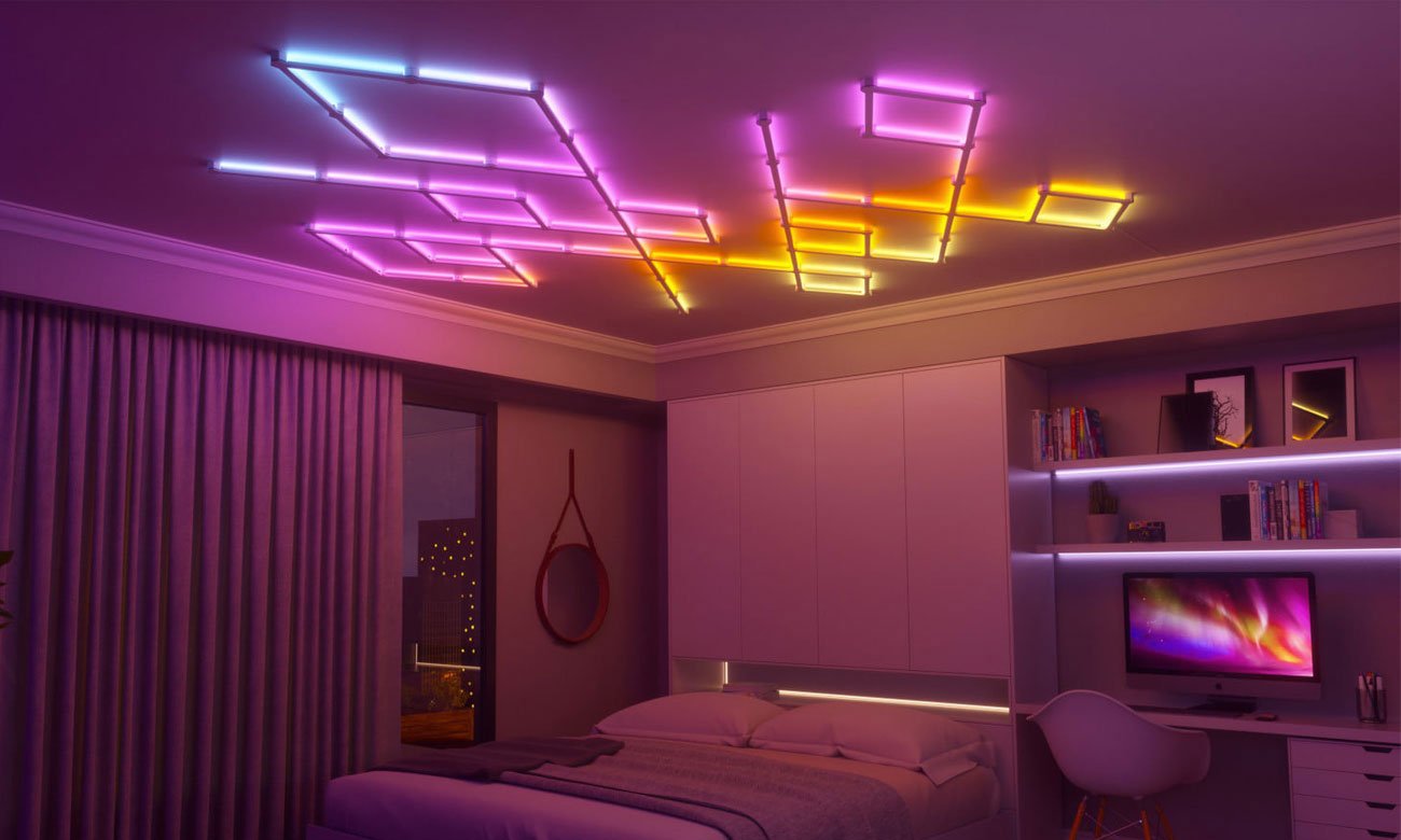 Zestaw rozszerzający Nanoleaf Lines Expansion Pack (3 sztuki) - Ponad 16 milionów kolorów