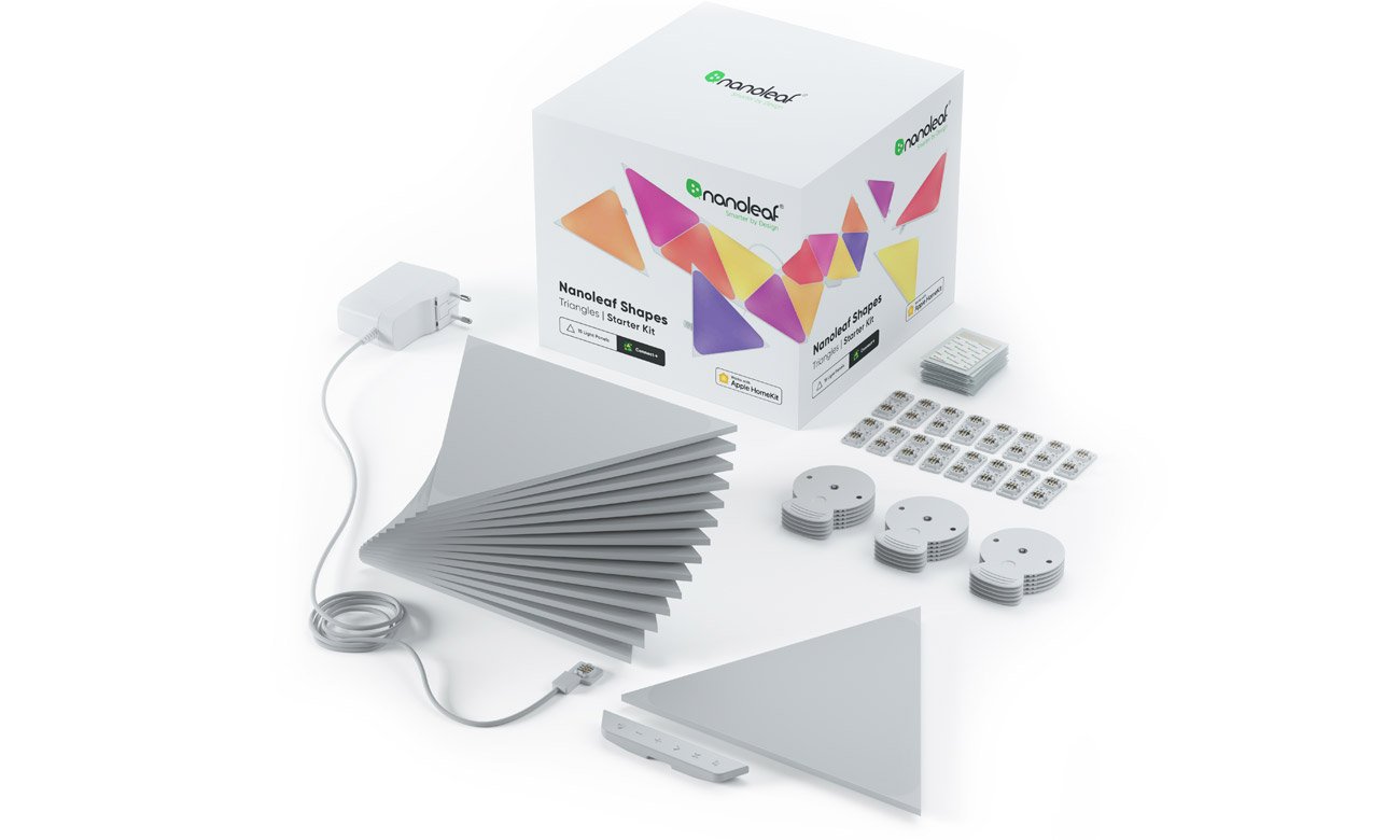 Zestaw startowy Nanoleaf Shapes Triangles Starter Kit (15 paneli)
