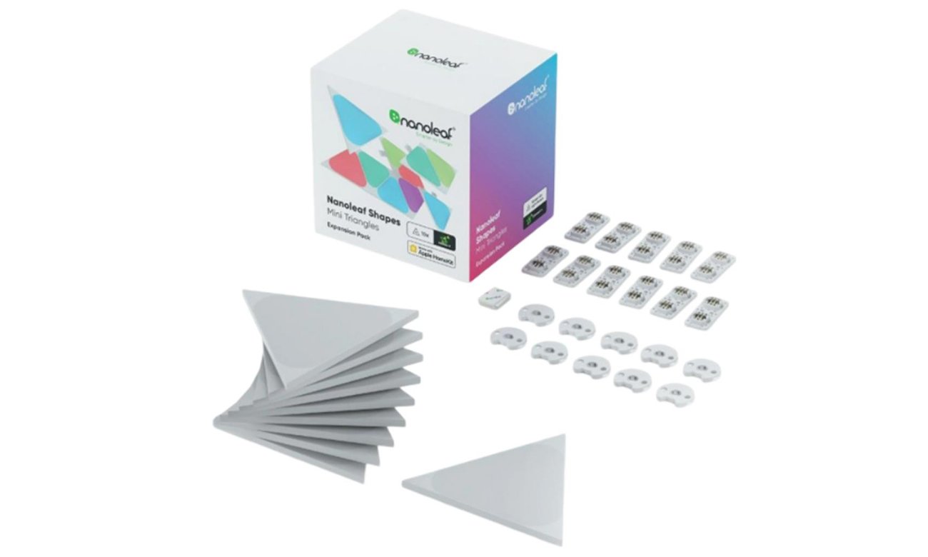 Nanoleaf Shapes Mini Triangles Expansion Pack czarny (10 sztuk)