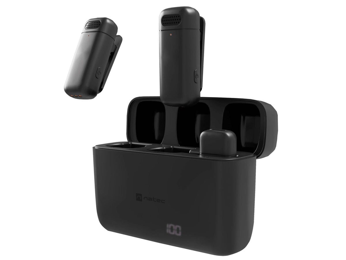 Zestaw streamingowy mikrofony Hopper + lampa Alfama Color