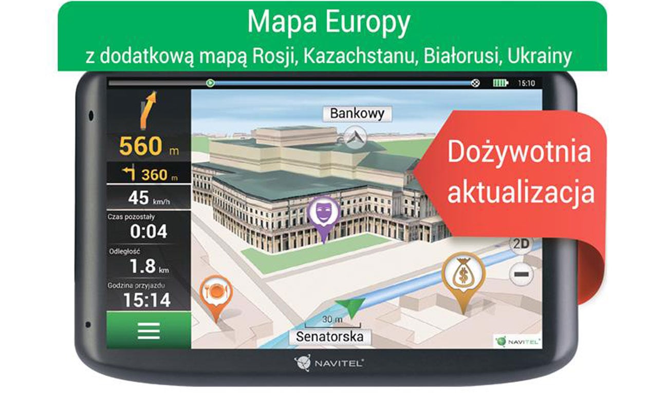 Nawigacja Navitel E500 Europa