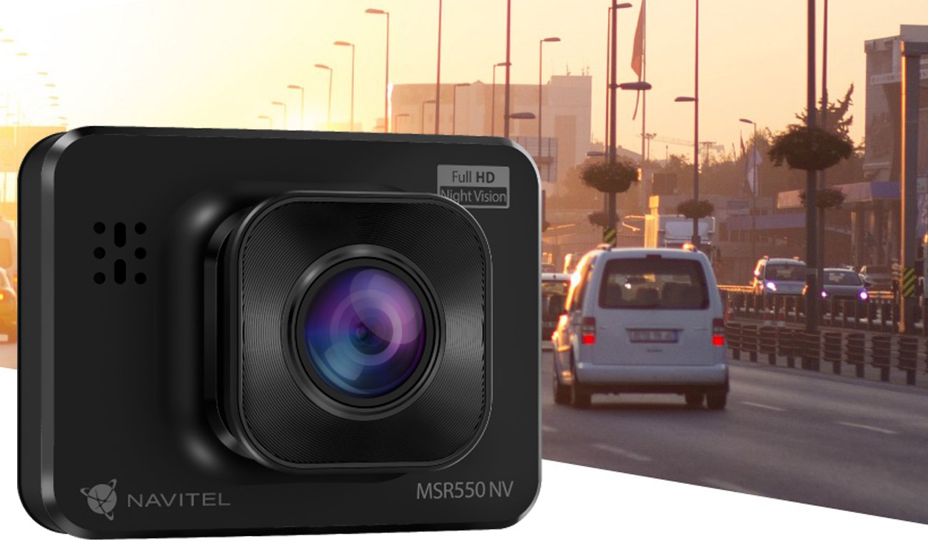 Navitel MSR550 NV Dashcam - Bild mit Hintergrund