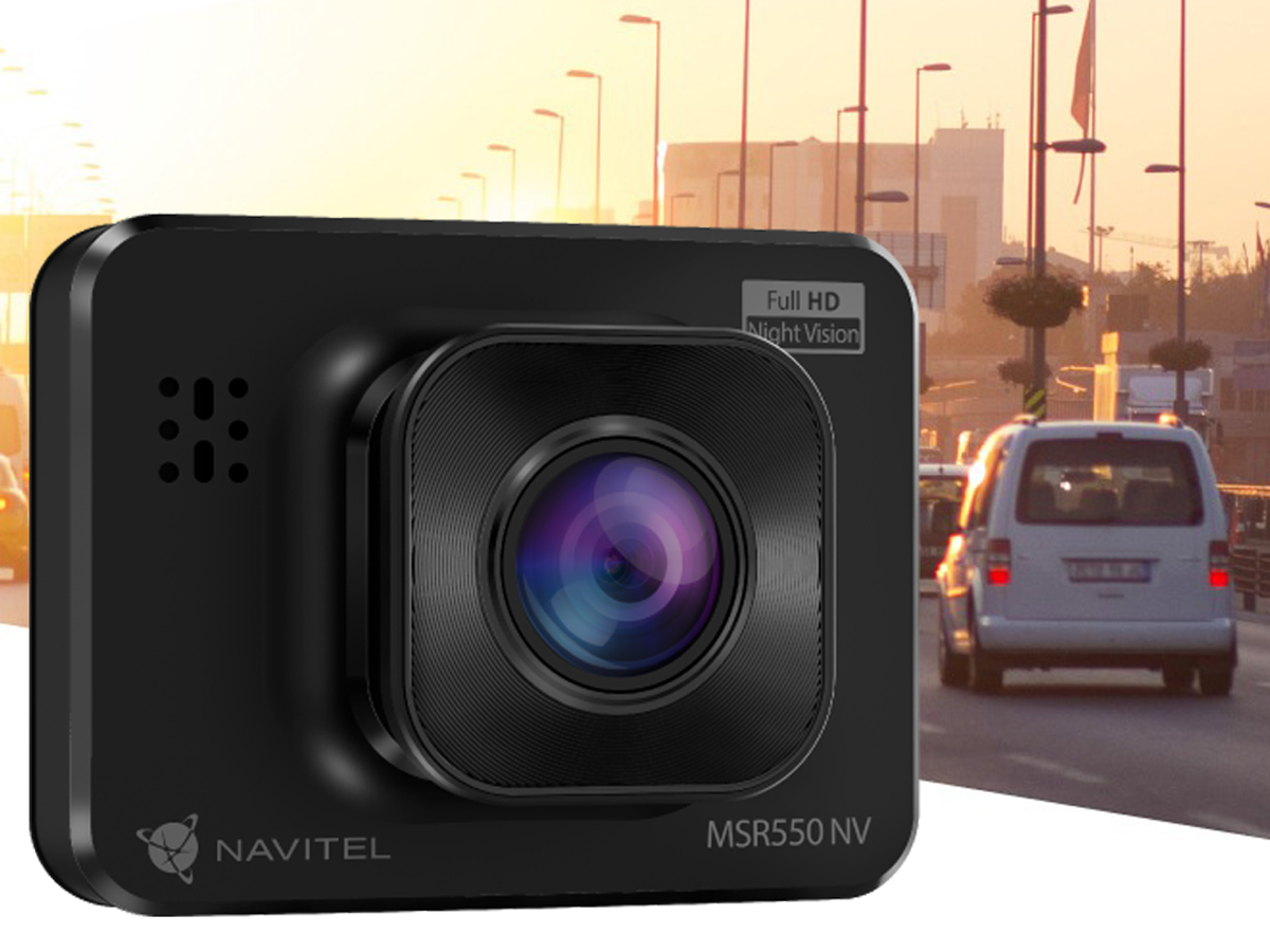 Navitel MSR550 NV Dashcam - Bild mit Hintergrund