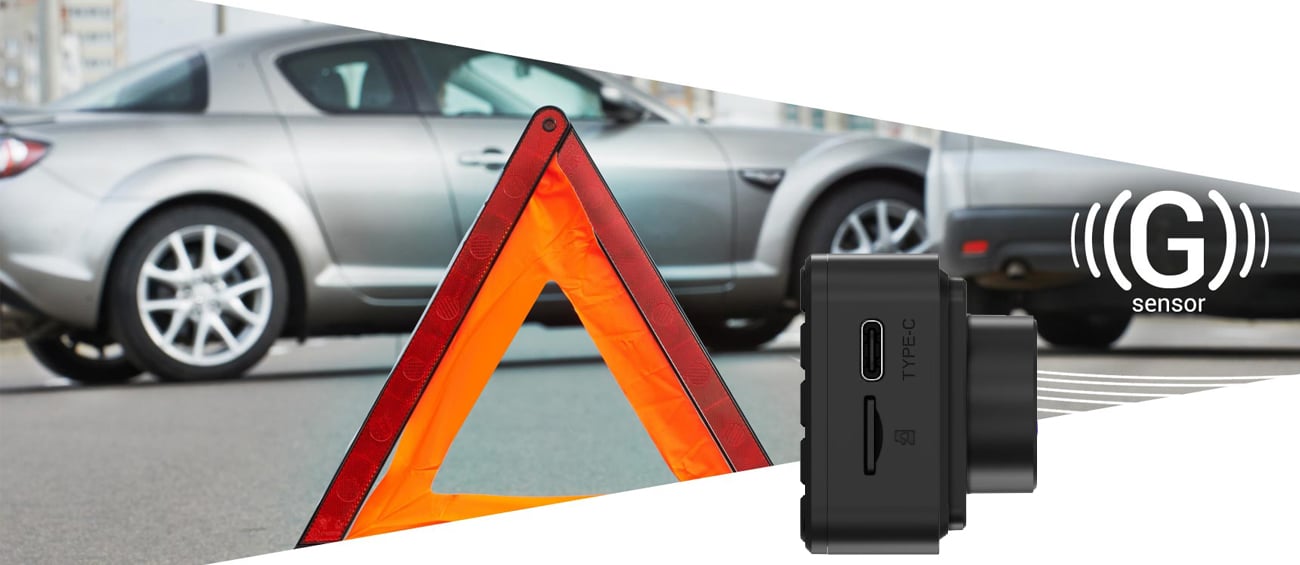 Wideorejestrator Navitel R285 2K - G-sensor i tryb parkingowy