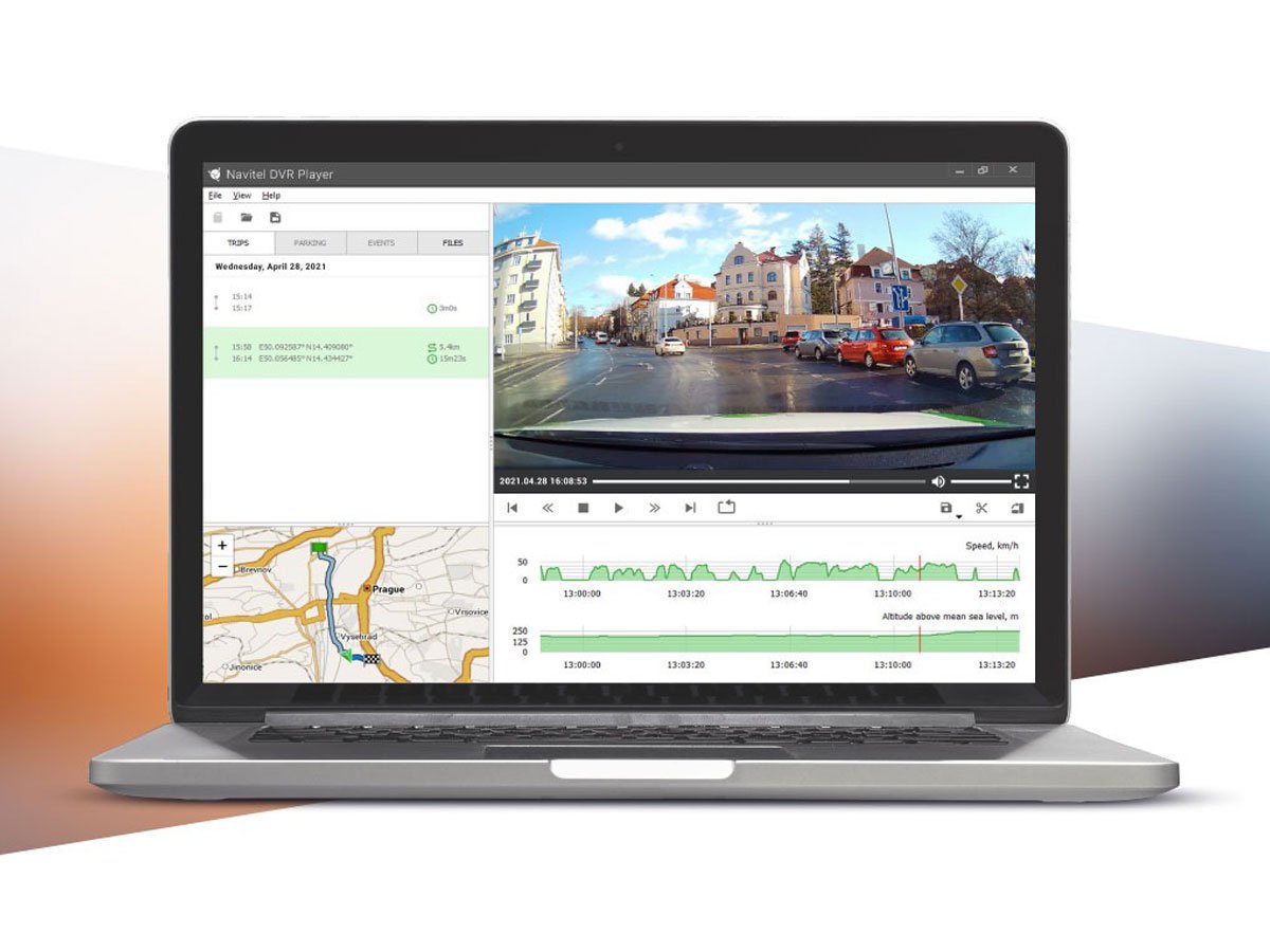 Wideorejestrator Navitel RS984 GPS Dual - Zarządzanie nagraniami