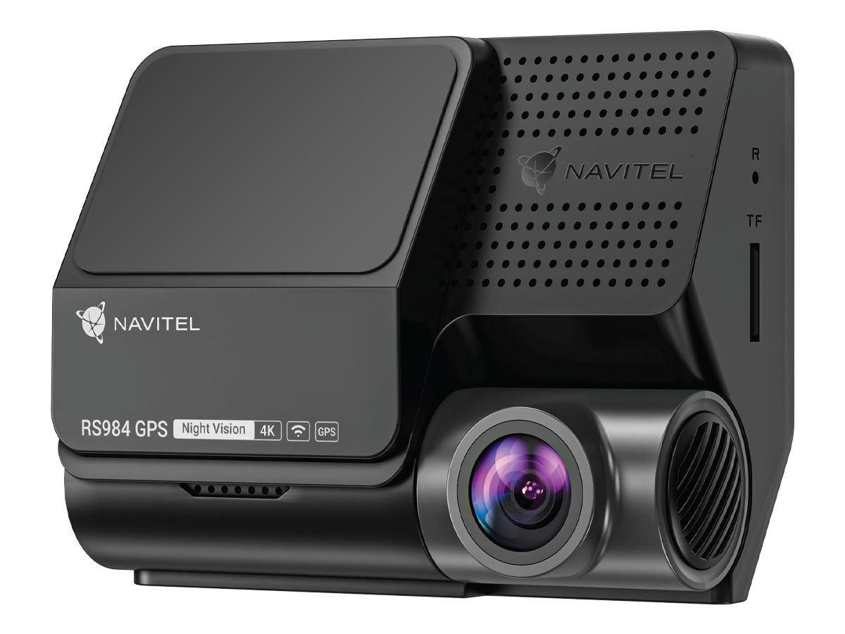 Wideorejestrator Navitel RS984 GPS Dual - Widok od przodu pod kątem