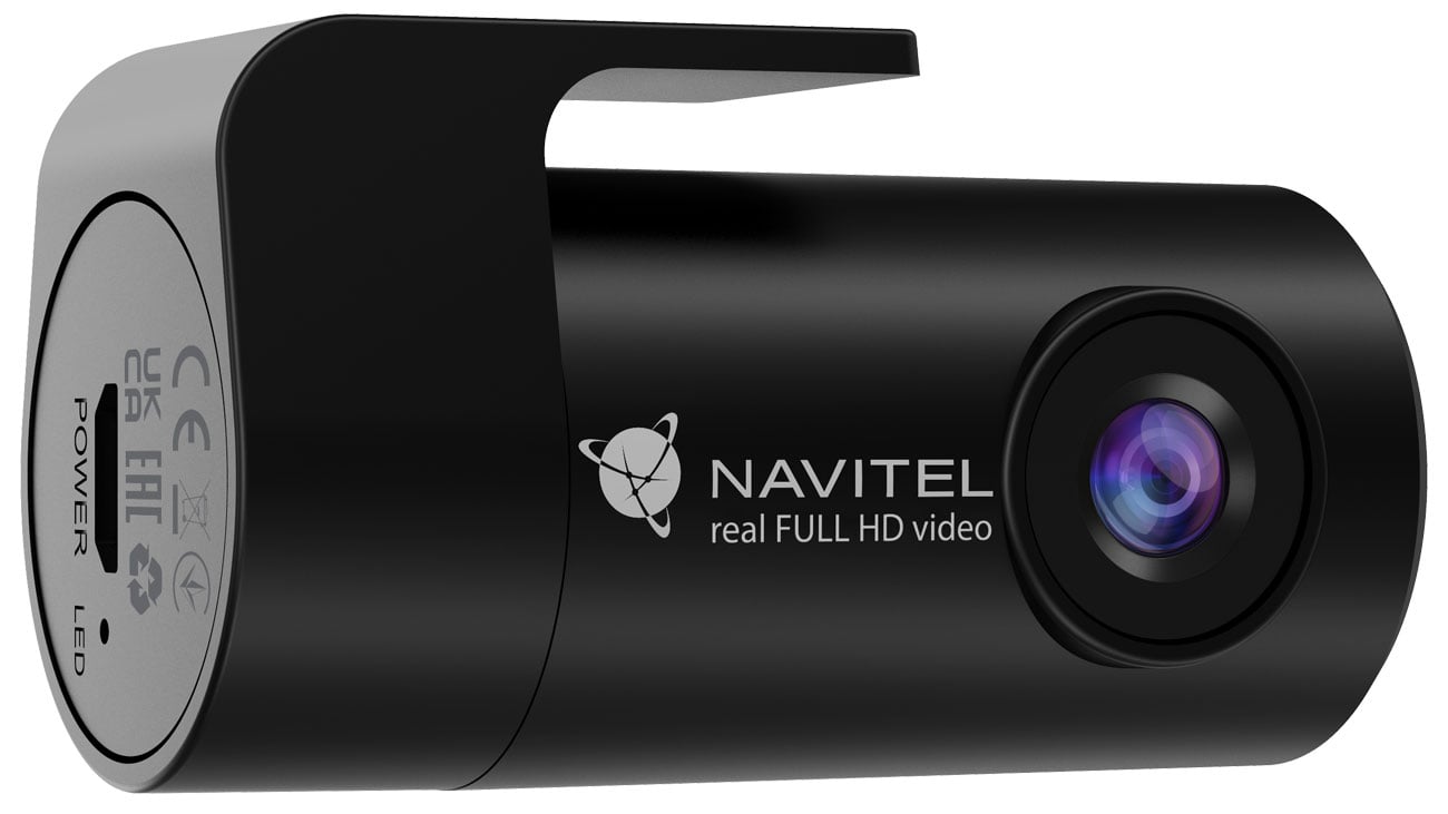 Tylna kamera Full HD do Navitel R480 2K - Widok od przodu pod kątem
