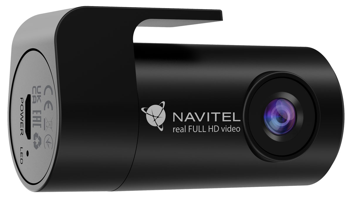 Tylna kamera Full HD do Navitel R480 2K - Widok od przodu pod kątem