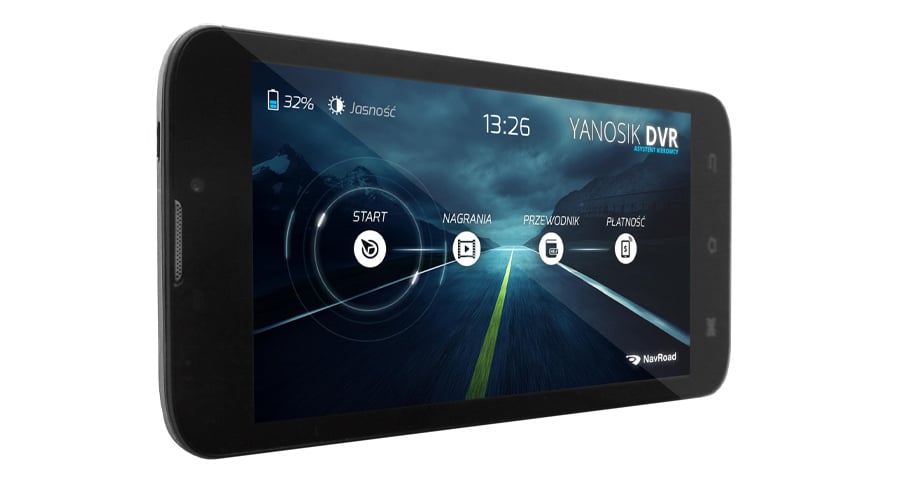 Duży ekran 6,2 cala