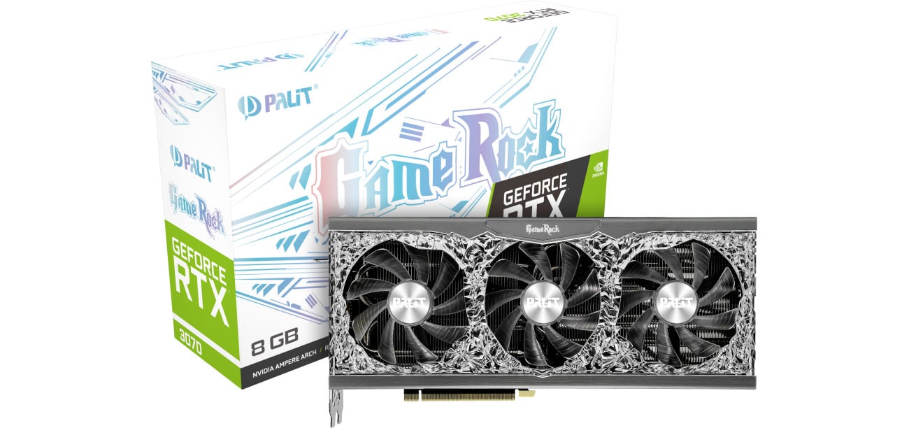 Karta graficzna NVIDIA Palit GeForce RTX 3070 GameRock 8GB GDDR6 NE63070019P2-1040G