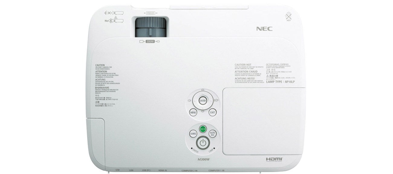 Nec M311X LCD kompaktowe rozmiary