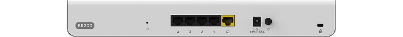 Router Netgear BR200 - Złącza