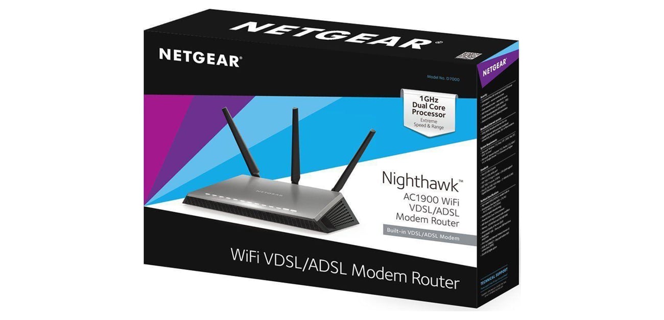 Netgear Nighthawk D7000 (1900Mb/s a/b/g/n/ac, 2xUSB) Routery Sklep