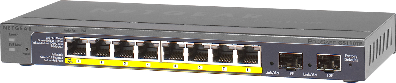 Netgear 10p GS110TP-200EUS