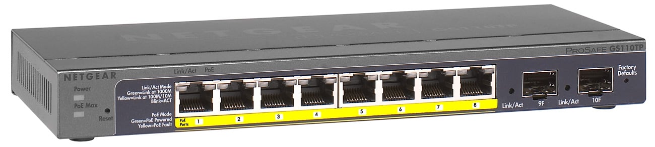 Przełącznik Netgear 10p GS110TP
