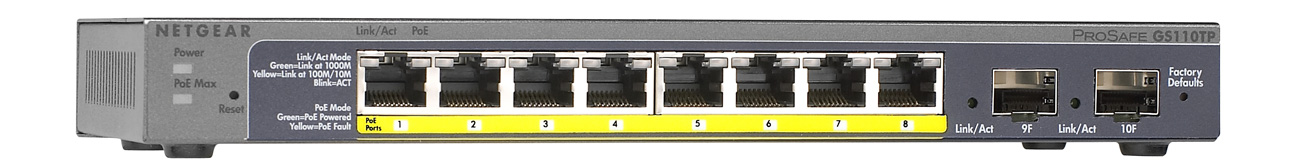 Przełącznik Netgear 10p GS110TP