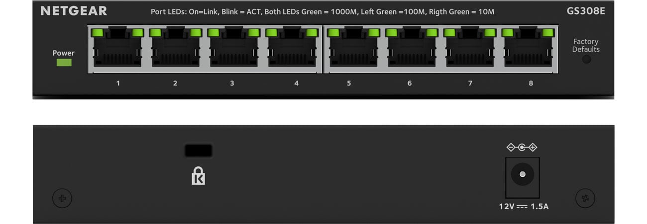 Netgear 8p GS308E
