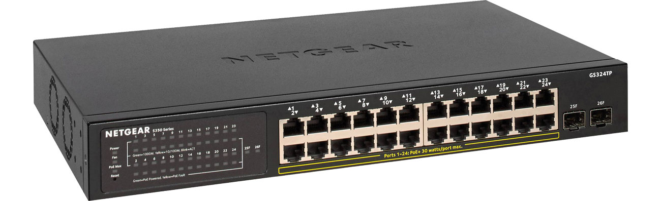 Netgear 24p GS324TP Przełącznik
