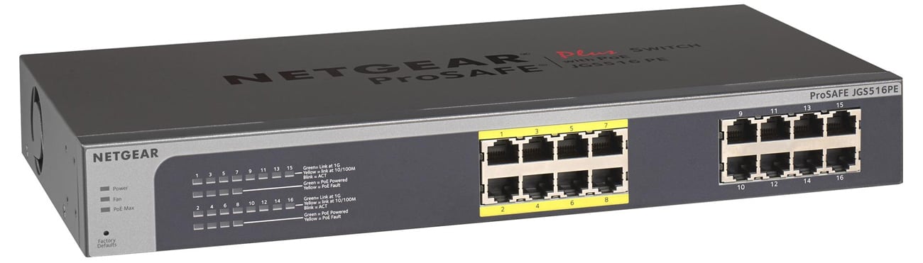 Netgear 16p GS516PE