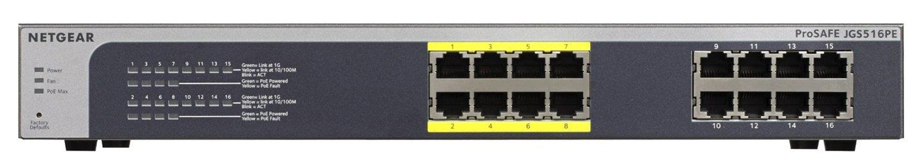 Netgear 16p JGS516PE