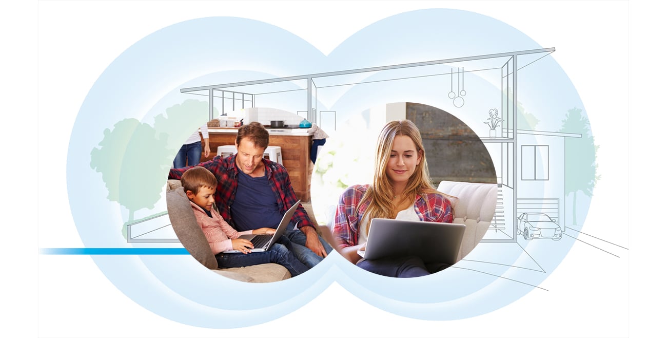 Netgear Orbi WiFi System Wall Plug trzypasmowe wifi