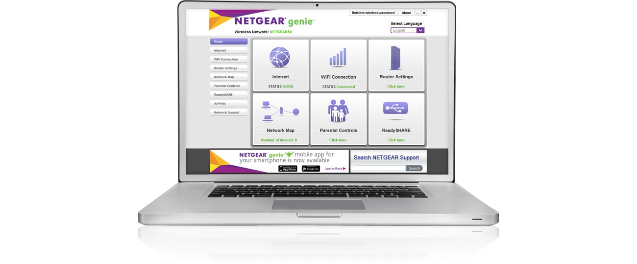 Router Netgear R6220 - NETGEAR Genie