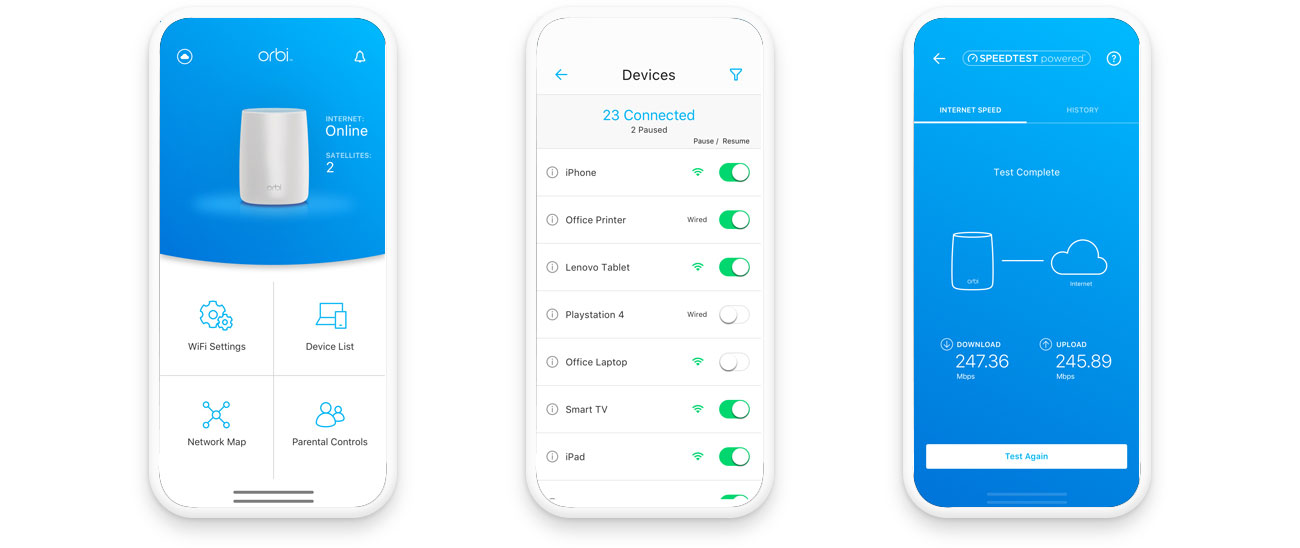 Netgear Orbi WiFi System - Aplikacja Orbi