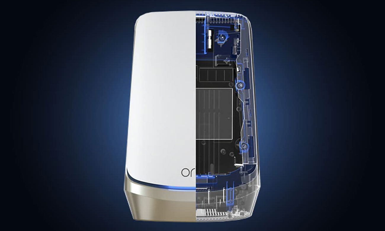 Netgear Orbi WiFi 6E RBKE962 wnętrze urządzenia