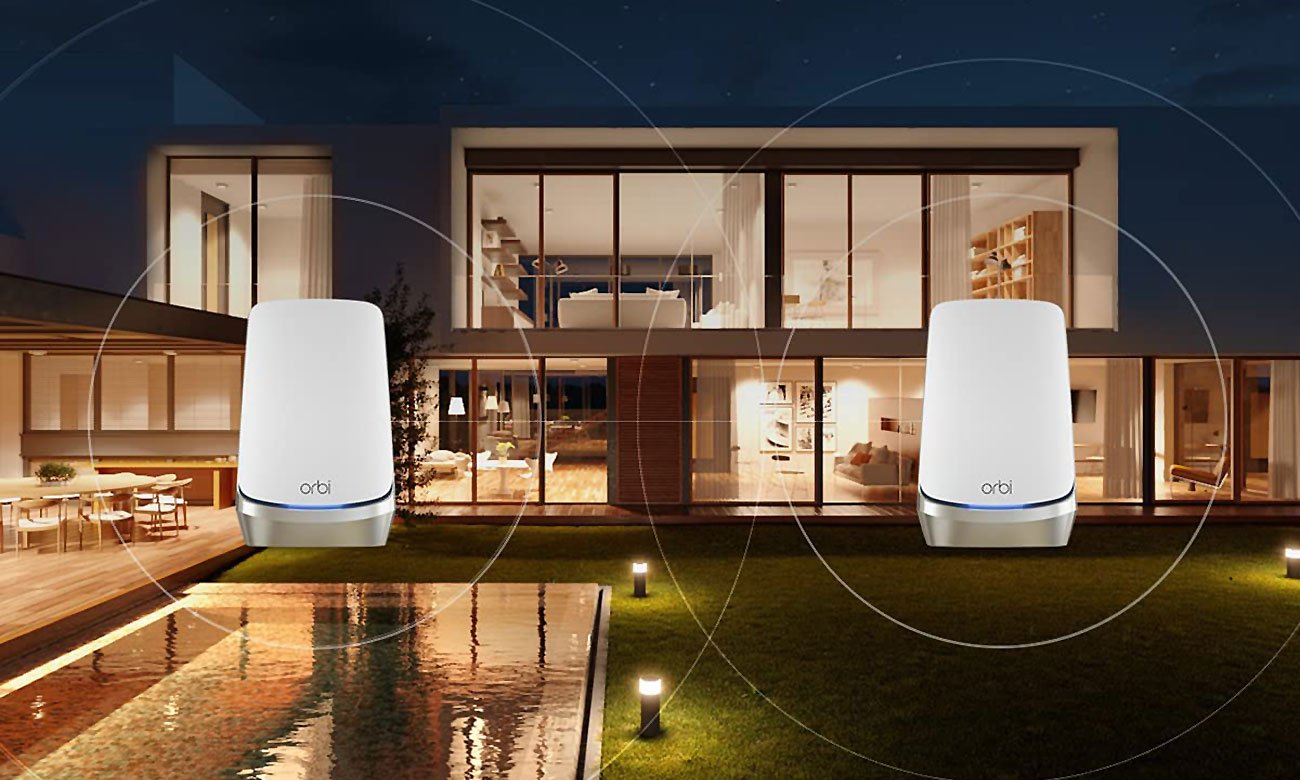 Netgear Orbi WiFi 6E RBKE963 połączenie