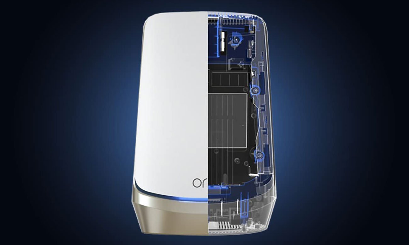 Netgear Orbi WiFi 6E RBKE963 wnętrze urządzenia
