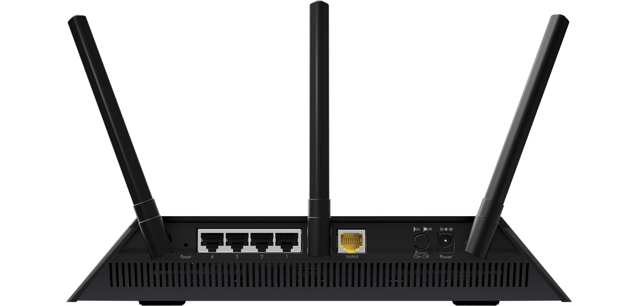 Netgear Nighthawk XR300 Widok z tyłu, złącza