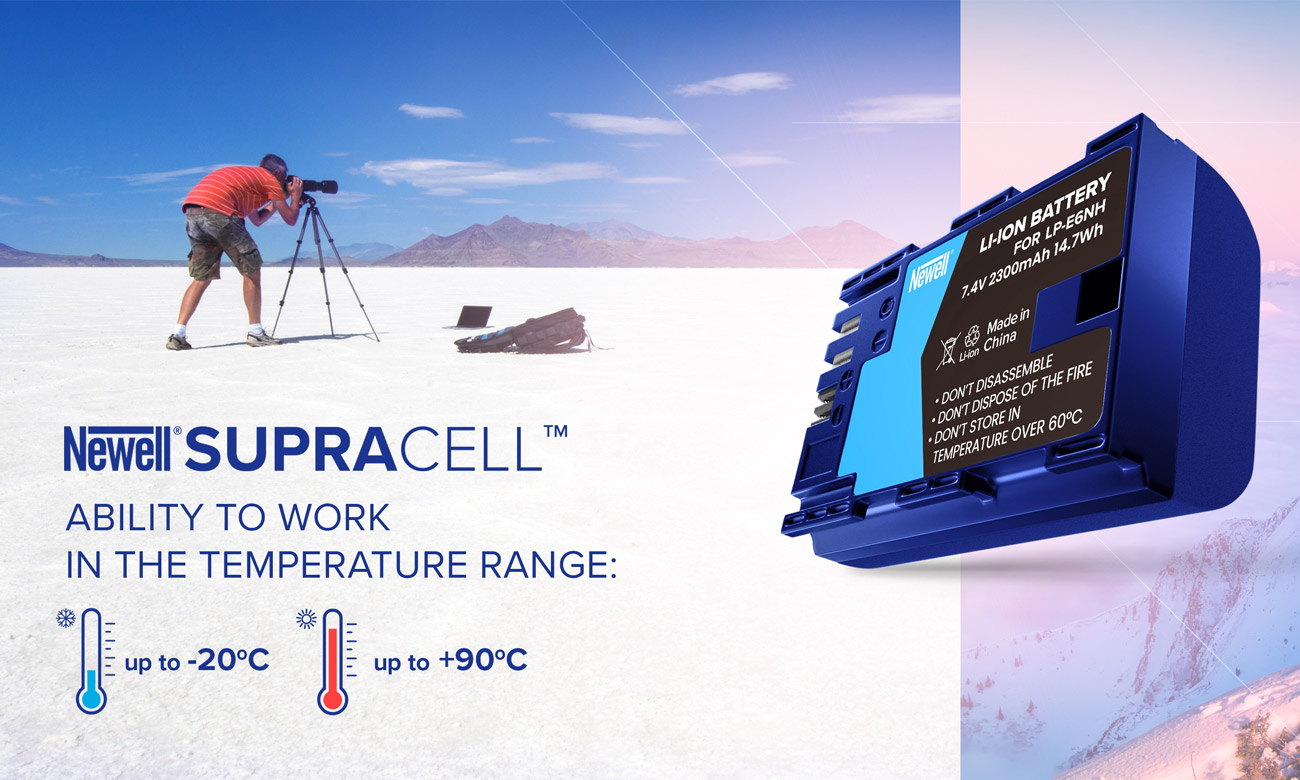 Newell SupraCell NP-FZ100 wytrzymałość na temperaturę